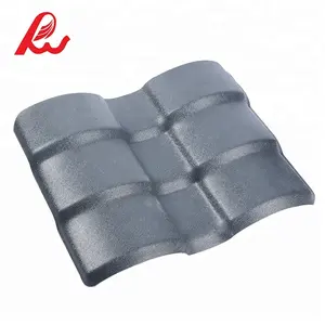 Resin Roofing Sheet Villa Building Materials Red Color ASA Synthetic Resin Roof Tile / Synthetic Resin Roofing Sheet