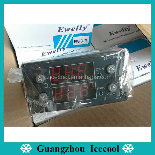 Ewelly Thermostat Multistage System Microcomputer Temperature Control Digital Temperature Controller EW-310 for Seafood Chiller