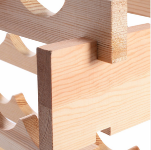 Estante de madera apilable para almacenamiento de botellas de vino, estante de exhibición de gran tamaño de <span class=keywords><strong>6</strong></span> niveles con 72 botellas - Product Image 4