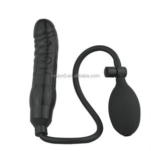 Silicone Inflatable <strong>Hollow</strong> Long Vaginal <strong>Butt</strong> <strong>Plug</strong> for Men or Women Anal Sex Toys - Product Image 2