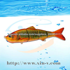 Vivid 4 sección articulada cebo señuelo de los trastos de pesca - Product Image 3