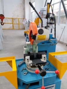 275f macchina da taglio per tubi per sega circolare a disco per la lavorazione di tubi in alluminio manuale - Product Image 3