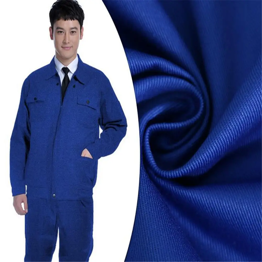 Commercio all'ingrosso della fabbrica di T/C 65/35 Kaki uniforme tessuto 20*16 120*60