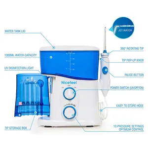 Irrigador dental de agua para Limpieza de dientes, higiene <span class=keywords><strong>bucal</strong></span> de viaje con certificación - Product Image 2