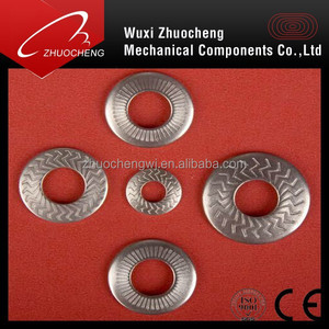 Din6796 thép hình nón mùa xuân khóa máy giặt kẽm mạ kết thúc - Product Image 4