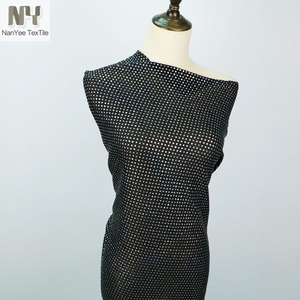 Nanyee Dệt Nylon Cơ Sở Mô Hình Kim Cương 3Mm Bạc Hologram Sequin Trên Lưới - Product Image 6