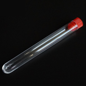 Özel kalite temizle renkli kapaklı yuvarlak alt plastik <span class=keywords><strong>test</strong></span> tüpü - Product Image 4