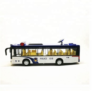 Modellino di Autobus della <span class=keywords><strong>Polizia</strong></span> Personalizzato di Alta Qualità, <span class=keywords><strong>Giocattolo</strong></span> in Metallo Pressofuso per Bambini - Product Image 3