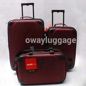 库存 3 件手推车 luggae 包尺寸 20 24 28英寸旅行包和手提箱