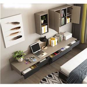Cheap Modern Style Wooden <strong>Wall</strong> Mounted Computer <strong>Desk</strong> for Home - Product Image 2