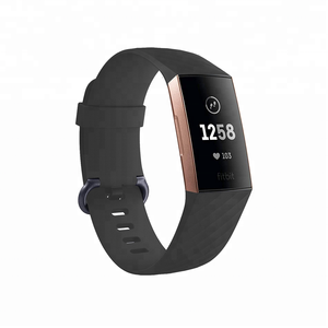 Pulsera de TPU con patrón de diamante para <span class=keywords><strong>Fitbit</strong></span> Charge 3, accesorios para reloj inteligente para hombres y mujeres con reemplazo de correa de plástico - Product Image 5
