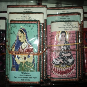 Ấn Độ Hindu biểu tượng in <span class=keywords><strong>handmade</strong></span> giấy tờ máy tính xách tay kết hợp phù hợp với in Bộ Quà Tặng dairies Quà Tặng Máy Tính Xách Tay bán buôn từ Ấn Độ - Product Image 3