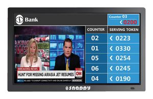 Snappy 12.1 inç jeton numarası bilet dağıtıcı Ücretsiz Ayakta kiosk banka sayacı servis elektronik kuyruk yönetim sistemi - Product Image 4