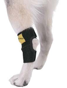 تخصيص شعار قابل للتعديل الكلب دعامة للساق بالكامل Kneecrap ل العرقوب مشترك الأغطية يحمي الجروح