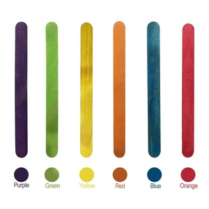 400 Palitos de Helado de Colores, Palitos de <span class=keywords><strong>Madera</strong></span> Jumbo de 4.5 Pulgadas para Manualidades, Palitos de Helado para Manualidades DIY - Product Image 4