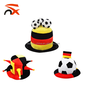 Customt Bélgica bandera Color <span class=keywords><strong>loco</strong></span> <span class=keywords><strong>carnaval</strong></span> <span class=keywords><strong>sombrero</strong></span> para los aficionados al fútbol - Product Image 6