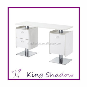 2017 marco de la tabla mesa de manicura de uñas de manicura de acero inoxidable mesa con extractor de aire - Product Image 1