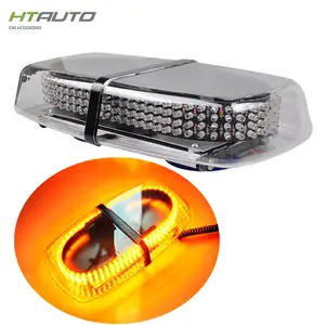 HTAUTO Rot Blau 240 LED Dach Fahrzeug Magnetische Notfall warnung Auto Licht Schneepflug Blinkender Blitz Mini Amber Light bar