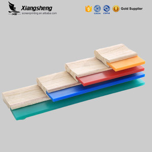 In Lụa Tay Cầm Bằng Gỗ Urethane Squeegee Lưỡi Cao Su - Product Image 5