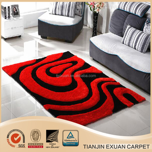 Nhà Máy Giá Polyester Lụa 3d Xù Xì Thảm Thảm - Product Image 3