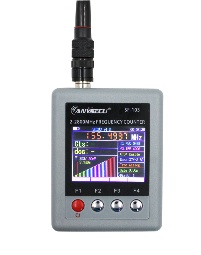 Счетчик частоты SURECOM SF-103 2 МГц-2800 МГц CTCSS/DCS Портативный счетчик частоты SF103 для двухсторонней радиосвязи