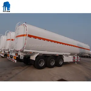 Titan vrachtwagen tanker trailer, chemische vloeistof tank truck opleggers