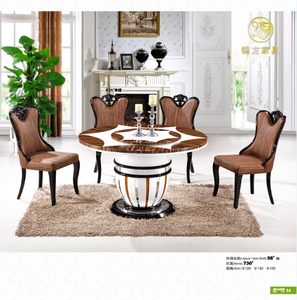 Moderne Chinois ronde table à manger ensemble en gros - Product Image 6