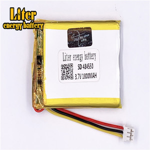 Plugue 2.0-3 P <strong>3.</strong>7 484550 mAh 1800 V Recarreg&aacute;vel LiPo battery solar Lithium Battery Li-ion polymer with PCM - Product Image 2