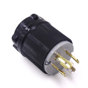 NEMA L14-30Pジェネレータープラグ、30アンペア4プロング工業用グレードロッキングオスプラグ