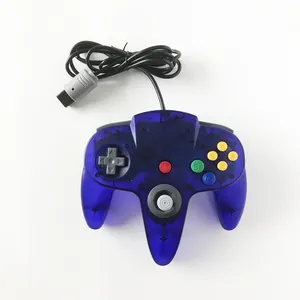 रेट्रो क्लासिक 64 N64 नियंत्रक, वायर्ड नियंत्रक Gamepad जॉयस्टिक के लिए N64 Nintendo 64 कंसोल वीडियो गेम प्रणाली काले