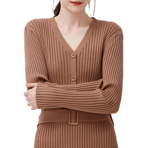 Personalizzato autunno inverno personalizzato donna donna a <span class=keywords><strong>maglia</strong></span> <span class=keywords><strong>con</strong></span> <span class=keywords><strong>spacco</strong></span> laterale Oversize Maxi <span class=keywords><strong>maglia</strong></span> a tunica maglione Casual per donna - Product Image 3