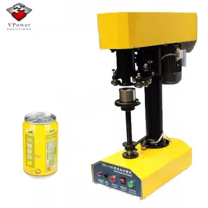Guangzhou Factory High effective electric plastic tin cans capping and sealing machine for jar,food