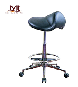 Mt MS04 PU cuero ergonómico hidráulico neumático tatuaje artista silla dentista silla terapeuta sillín taburete con ruedas - Product Image 3