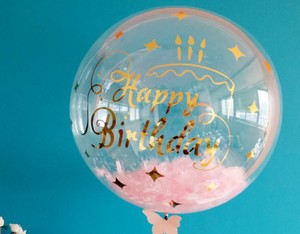 Nuevo Adhesivo/Pegatina de Feliz Cumpleaños para Globo Bobo de 18 Pulgadas, Combinación Perfecta - Product Image 1