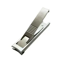 Ultradunne Opvouwbare Nagelknipper met Lederen Case Cuticle Cutter Vingernagel Teennagel Nail Nipper Manicure Trimmer Tool Smart Fit