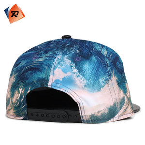 Wholesale custom By 6 units Shell Flat Brim hip hop SnapBack hats - Product Image 3