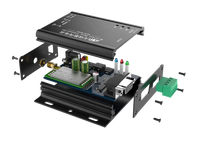 Transmetteur de données Fm sans fil 100 mhz, 433 mw, 3km, Rs232, type Modbus