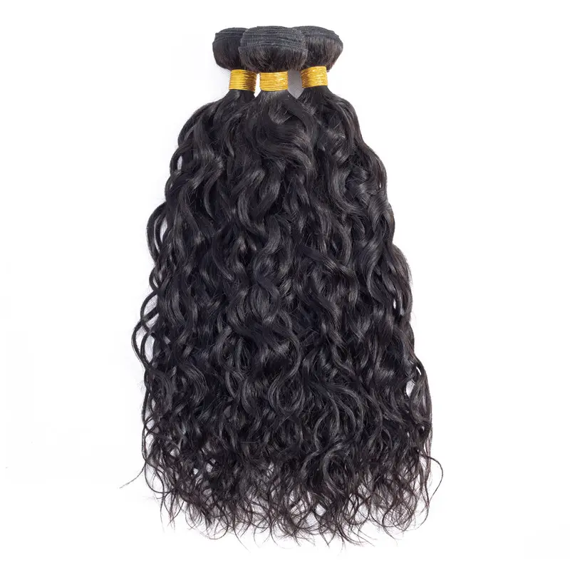 Capelli Natural Hair New Arrival Factory Brazilian water wave hair weft extensions 100% Virgin Human Hair