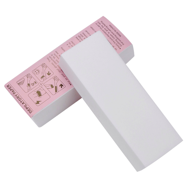 Высококачественная Восковая бумага для удаления волос из нетканого материала 100 шт. одноразовых восковых полосок