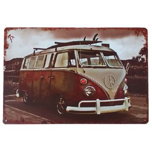 Affiche en étain Vintage, décor de Bus en métal et en étain, Pin-up pour fille, café, Bar, maison, <span class=keywords><strong>Garage</strong></span>, noël, Art personnalisé - Product Image 1