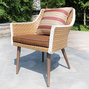 De mimbre al aire libre muebles de ocio Patio jardín <span class=keywords><strong>Bistro</strong></span> silla de mimbre y de mesa - Product Image 5