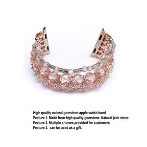 <span class=keywords><strong>Bijoux</strong></span> bling pour <span class=keywords><strong>bracelet</strong></span> d'<span class=keywords><strong>Apple</strong></span> <span class=keywords><strong>Watch</strong></span> bande Custom perle - Product Image 4