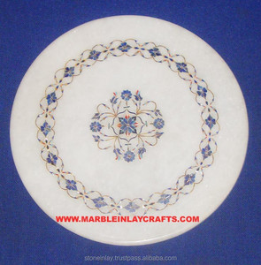 Colorful <b>Stone</b> Inlay Handwork <b>Art</b> Plate - Product Image 1