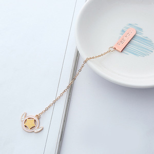 Marcapáginas de metal esmaltado de fábrica de China, regalos promocionales, diseño de estrellas, Stock, lindo marcador de metal esmaltado personalizado coreano - Product Image 6