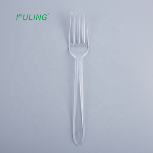 Chất Lượng Cao Sinh Thái Thân Thiện Trọng Để Đi Đặt Muỗng Rõ Ràng Đồ Dùng Bằng Nhựa Dao Kéo Trong Suốt PS Dùng Một Lần Dĩa - Product Image 2