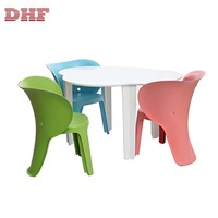Chaises pour enfants en plastique design confortables et modernes DHF, chaise pour enfant pour fête