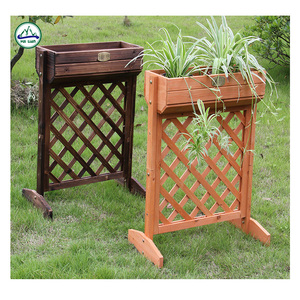 Pots <span class=keywords><strong>en</strong></span> <span class=keywords><strong>bois</strong></span> pour la plantation de fleurs, jardinières, bacs à légumes surélevés - Product Image 1