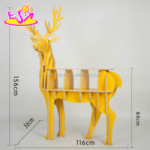 رف كتب خشبي على شكل حيوان مبتكر بأفضل تصميم W08D069 - Product Image 4