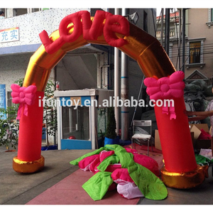 Arc d'entrée gonflable de mariage, décor de fleurs, cm, <span class=keywords><strong>pas</strong></span> <span class=keywords><strong>cher</strong></span> - Product Image 3