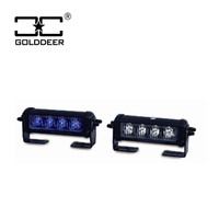 Luces de advertencia en el tablero Luces intermitentes LED 12V Luces de tablero rojas y blancas para automóviles para vehículos de emergencia SL340